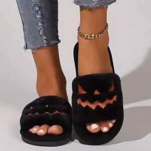 NEW Halloween Plush Slippers